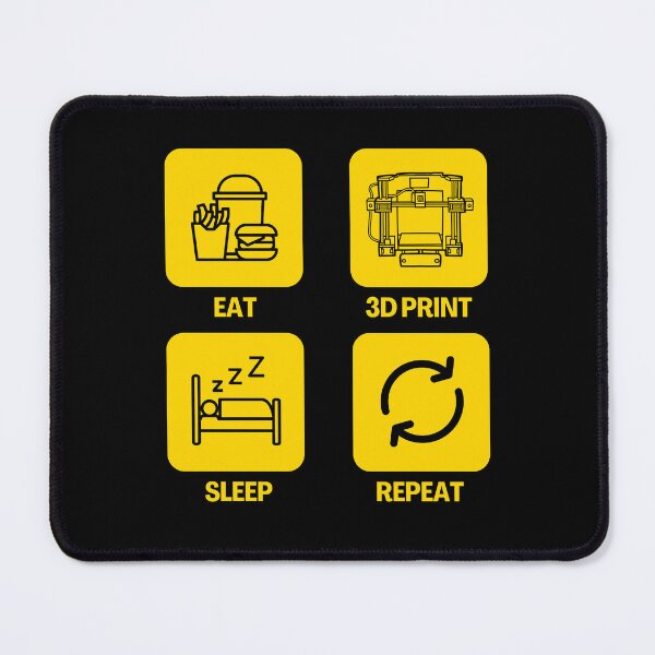 Item preview, Eat 3D Print Sleep Repeat designed and sold by Printint.