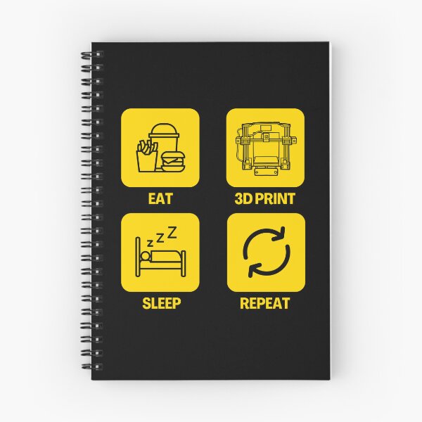 Item preview, Eat 3D Print Sleep Repeat designed and sold by Printint.