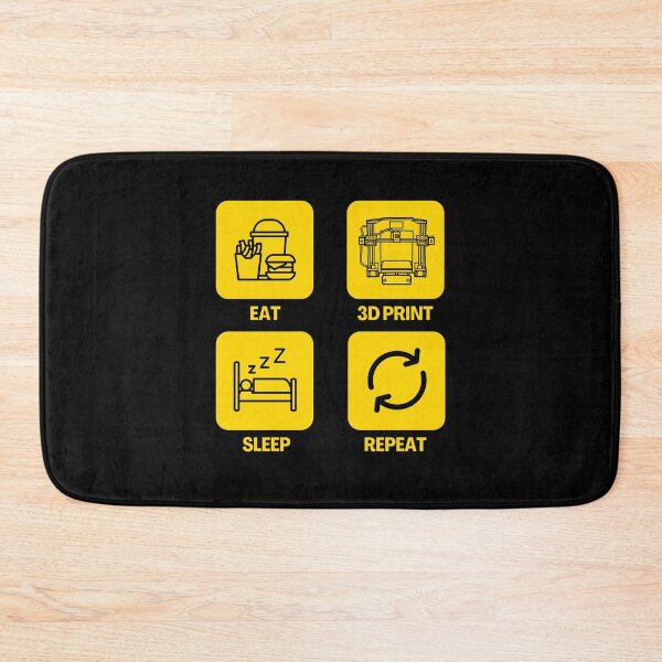 Item preview, Eat 3D Print Sleep Repeat designed and sold by Printint.