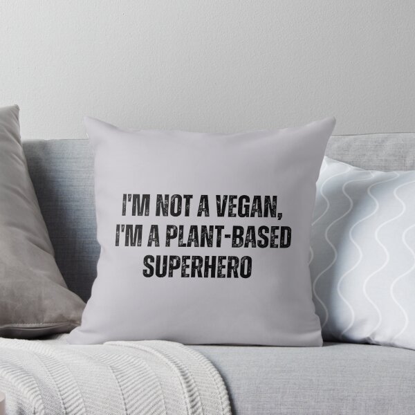Item preview, I'm not a vegan, I'm a plant-based superhero designed and sold by The Love Quill.