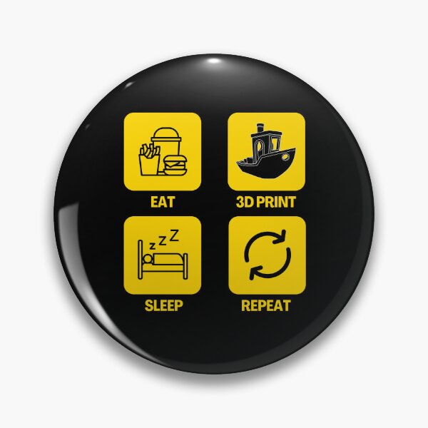 Item preview, Eat 3D Print Sleep Repeat designed and sold by Printint.