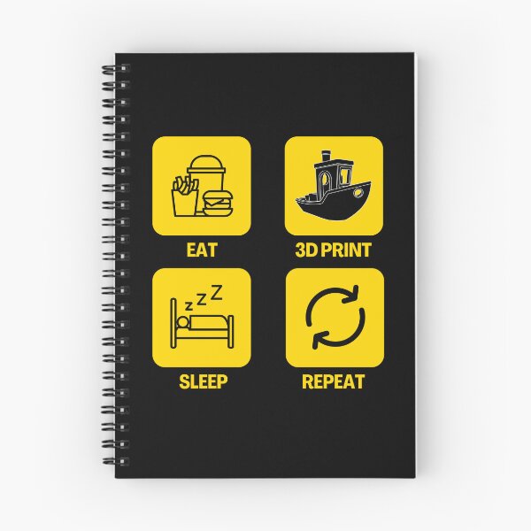 Item preview, Eat 3D Print Sleep Repeat designed and sold by Printint.