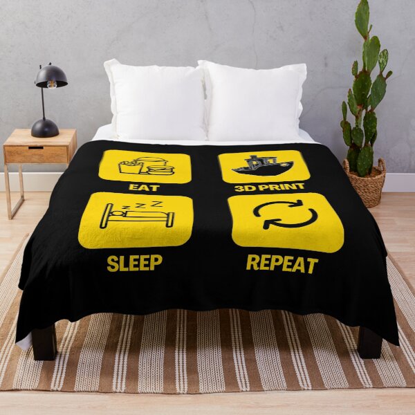 Item preview, Eat 3D Print Sleep Repeat designed and sold by Printint.