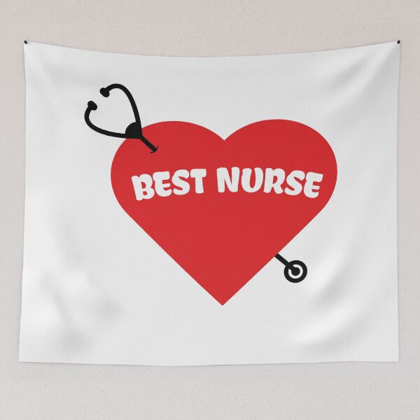 Item preview, Girls Women Nurses Valentines Day Hearts Stethoscope designed and sold by CoupleSnack.