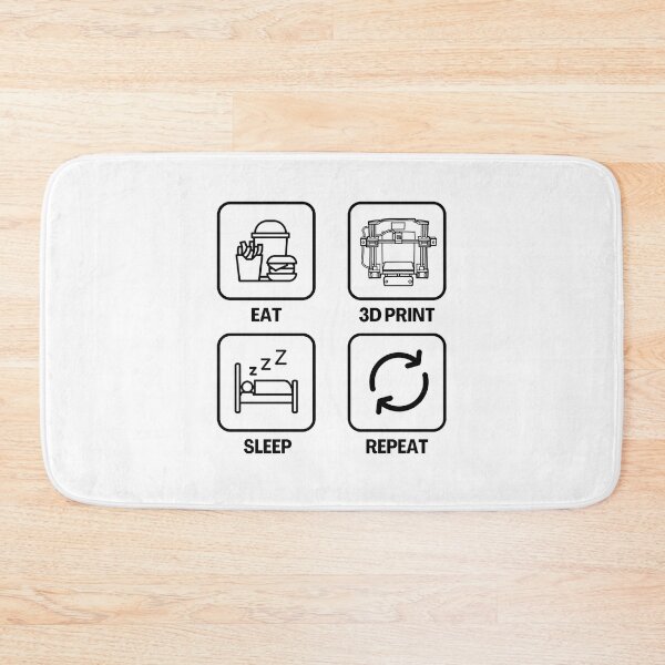 Item preview, Eat 3D Print Sleep Repeat designed and sold by Printint.