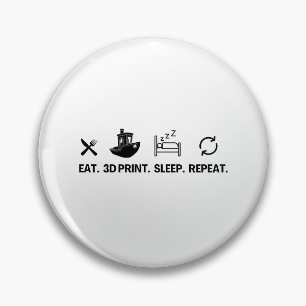 Item preview, Eat 3D Print Sleep Repeat designed and sold by Printint.