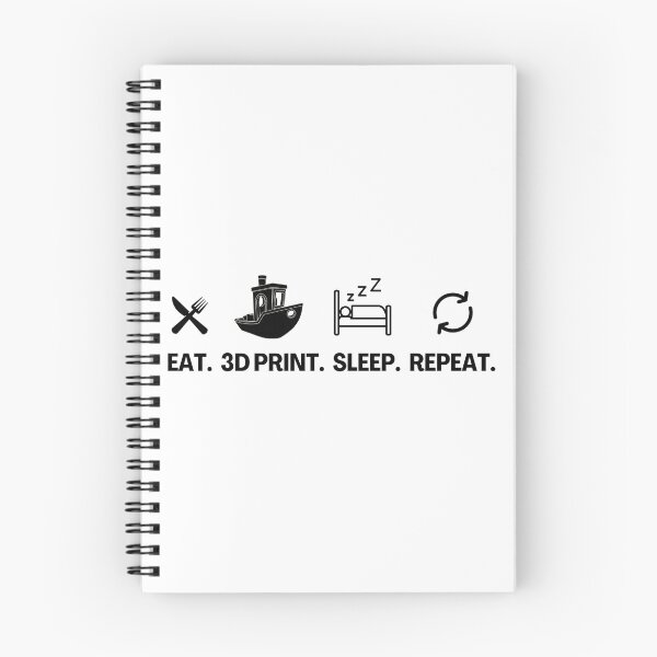 Item preview, Eat 3D Print Sleep Repeat designed and sold by Printint.