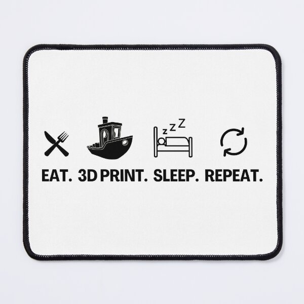 Item preview, Eat 3D Print Sleep Repeat designed and sold by Printint.