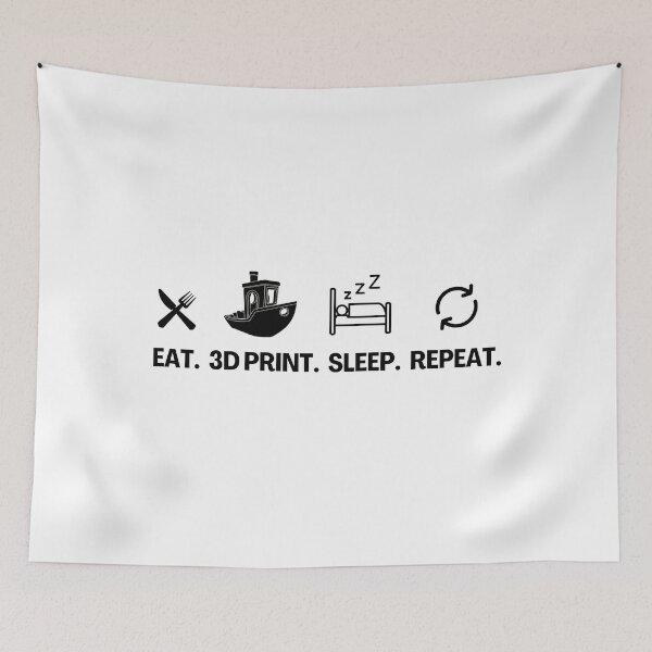 Item preview, Eat 3D Print Sleep Repeat designed and sold by Printint.