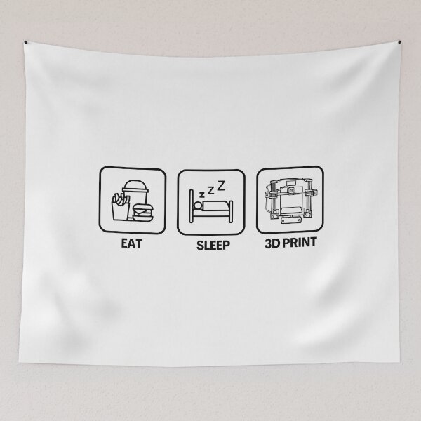 Item preview, Eat Sleep 3D Print  designed and sold by Printint.