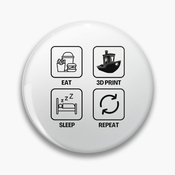 Item preview, Eat 3D Print Sleep Repeat designed and sold by Printint.