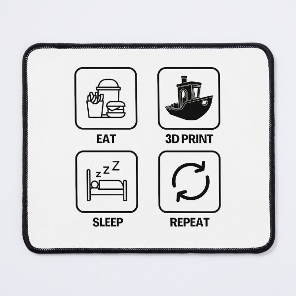 Item preview, Eat 3D Print Sleep Repeat designed and sold by Printint.