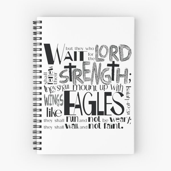 Item preview, But They Who Wait for the Lord Shall Renew Their Strength Isaiah 40:31 designed and sold by Alida Designs.