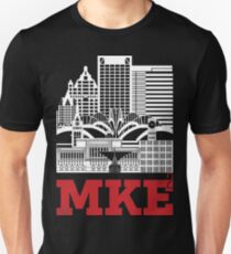 "Milwaukee Squared" Skyline BADGERS COLORS Unisex T-Shirt