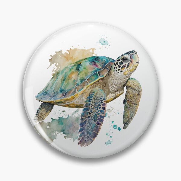 Item preview, Sea Turtle Water Color designed and sold by TheSilverString.