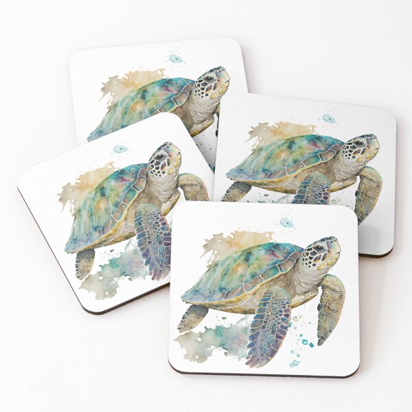 Item preview, Sea Turtle Water Color designed and sold by TheSilverString.