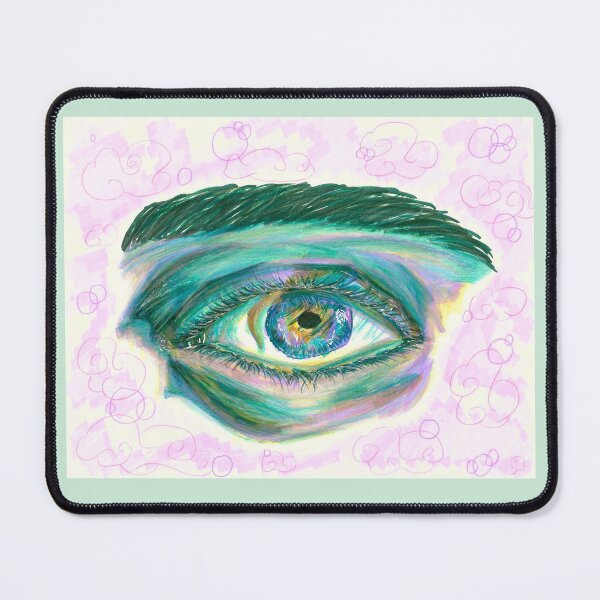 Item preview, Colorful Pink and Green Aesthetic Eye designed and sold by Harold-Inks.