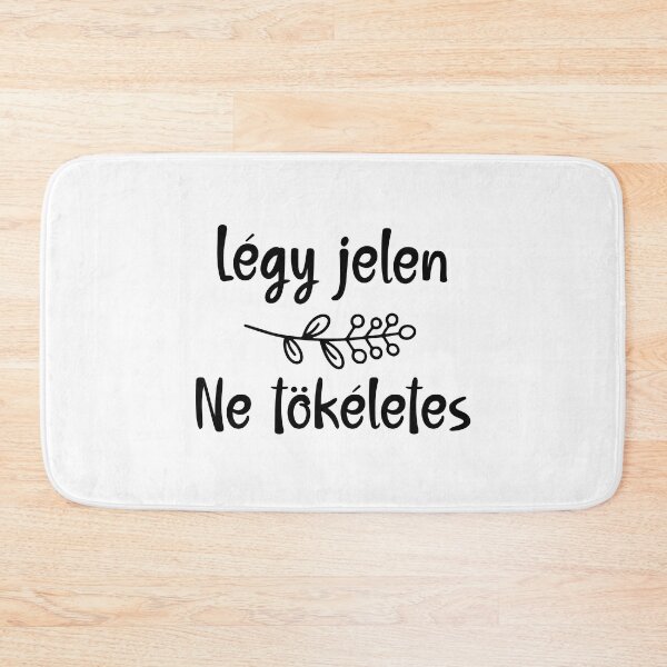Item preview, Hungarian- légy jelen  - text and a branch design designed and sold by EmeraldeaArt.