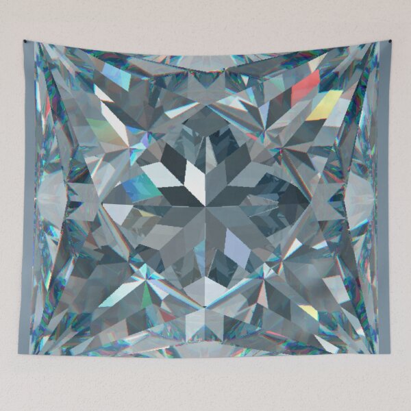 Item preview, Square Princess Cut Aquamarine Gemstone designed and sold by Cbusch.