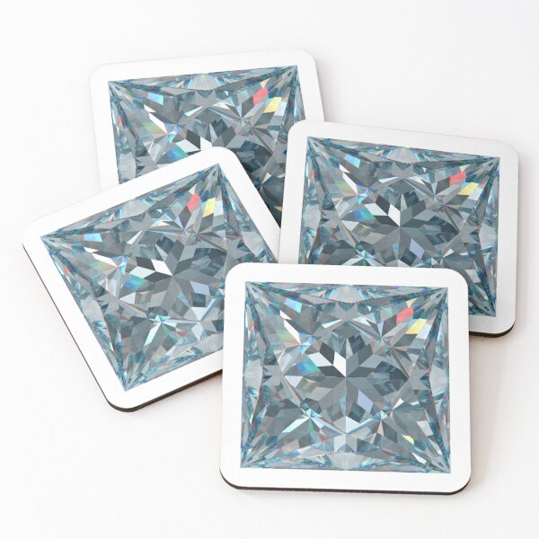 Item preview, Square Princess Cut Aquamarine Gemstone designed and sold by Cbusch.