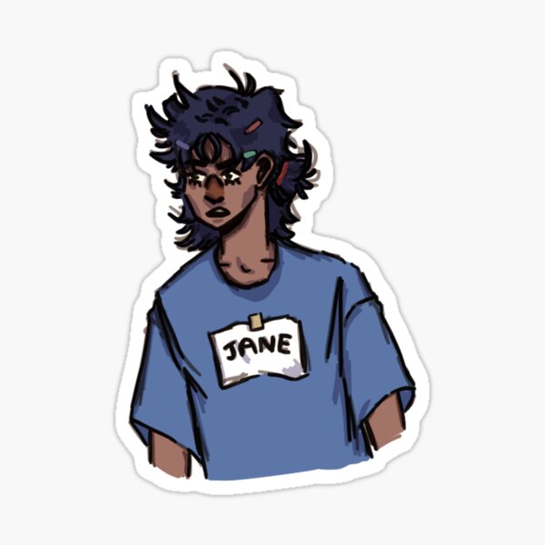 blue 'jane' sargent Sticker