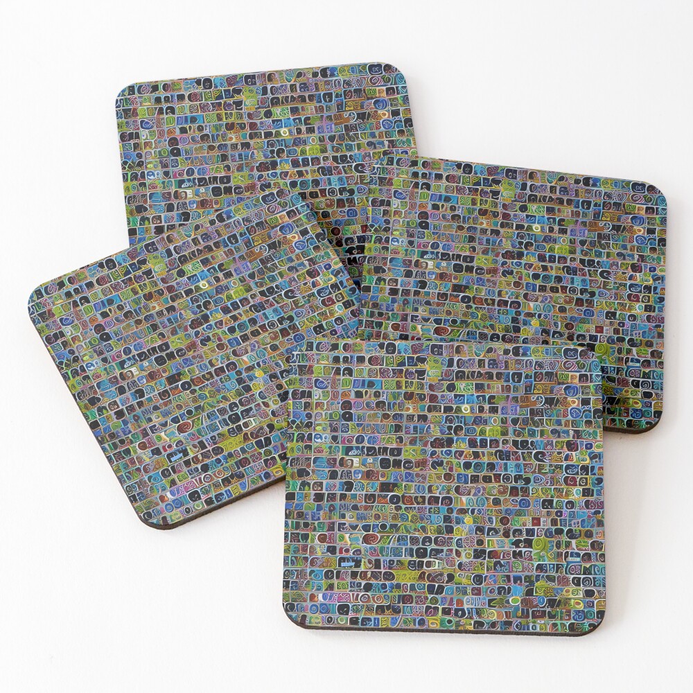 Item preview, Coasters (Set of 4) designed and sold by Cheekygringo.