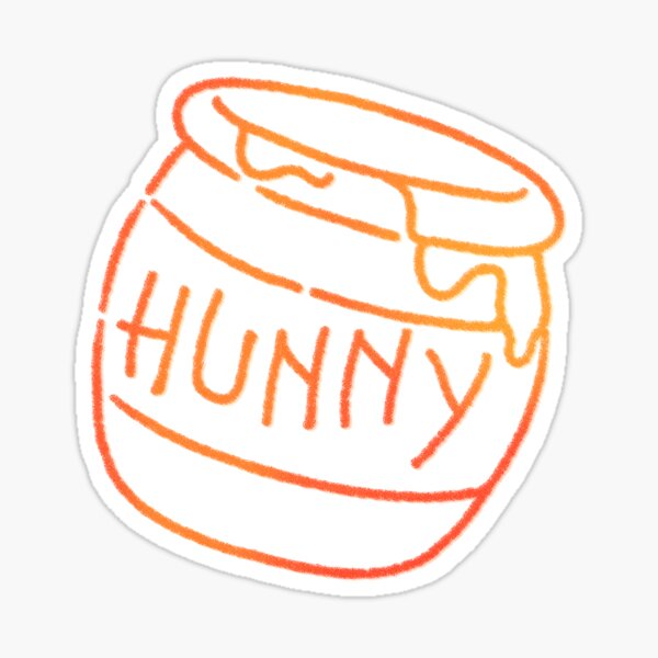 Honey Pot - Winnie the Pooh Sticker for Sale by Katelyn Van Praet