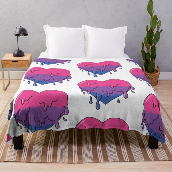 Item preview, Melting bisexual heart designed and sold by Becky-Marie.