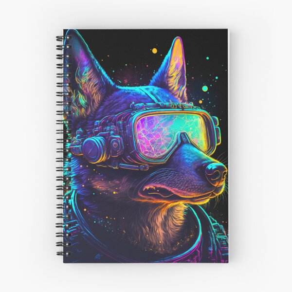 Item preview, Cyberpunk Dog designed and sold by ArtMadeByAI.