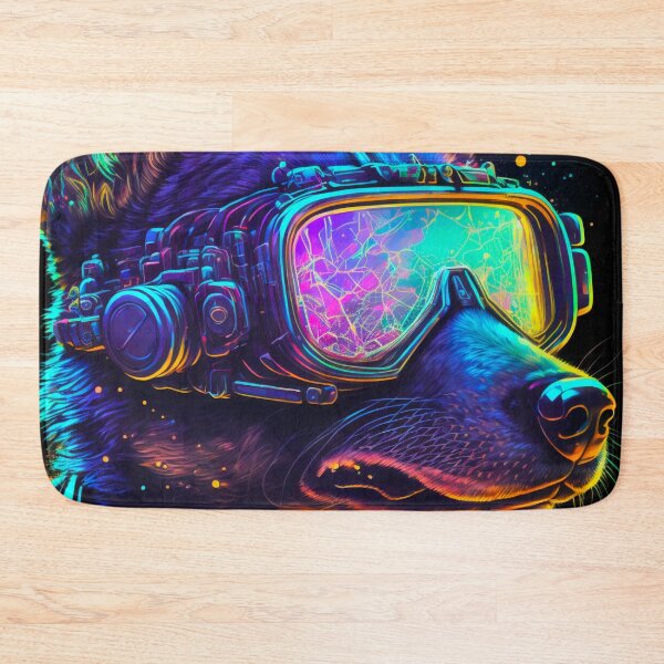 Item preview, Cyberpunk Dog designed and sold by ArtMadeByAI.