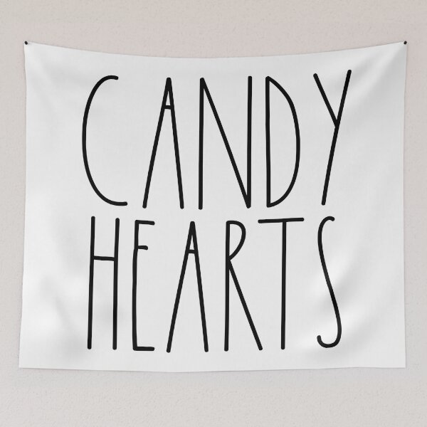 Item preview, Candy Hearts Rae Dunn Inspired Farmhouse designed and sold by FineElephant.