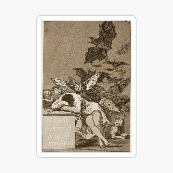 Artikel-Vorschau von Der Schlaf der Vernunft produziert Monster von Francisco Goya, designt und verkauft von Bradley Gearhart.