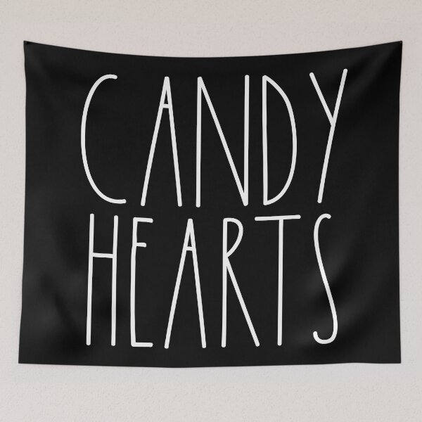 Item preview, Candy Hearts White Rae Dunn Inspired Farmhouse designed and sold by FineElephant.