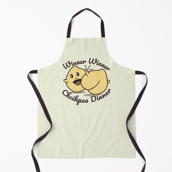Item preview, Winner Winner Chickpea Dinner Cartoon highfive designed and sold by LovesLola.