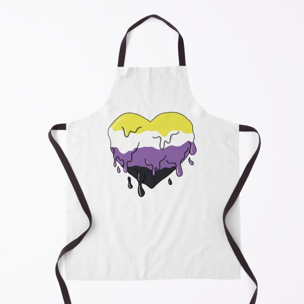 Item preview, Melting nonbinary heart designed and sold by Becky-Marie.