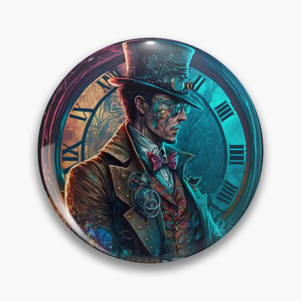Item preview, Steampunk Time Lord designed and sold by ArtMadeByAI.