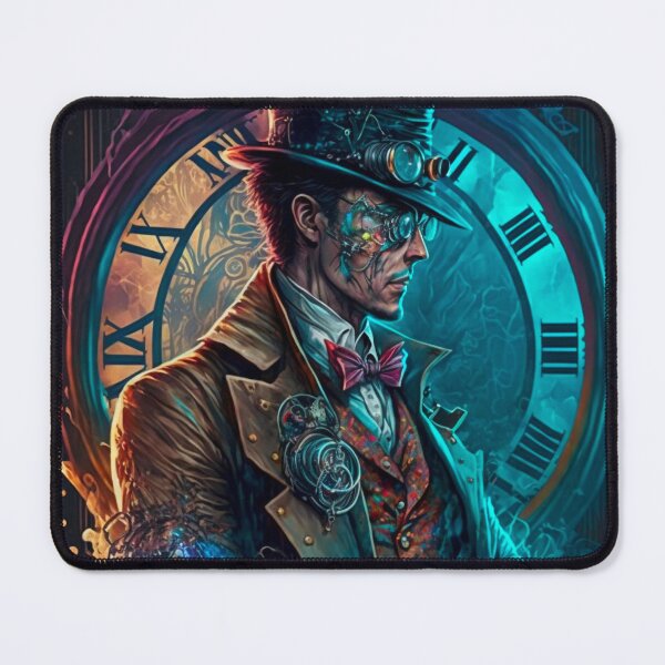 Item preview, Steampunk Time Lord designed and sold by ArtMadeByAI.