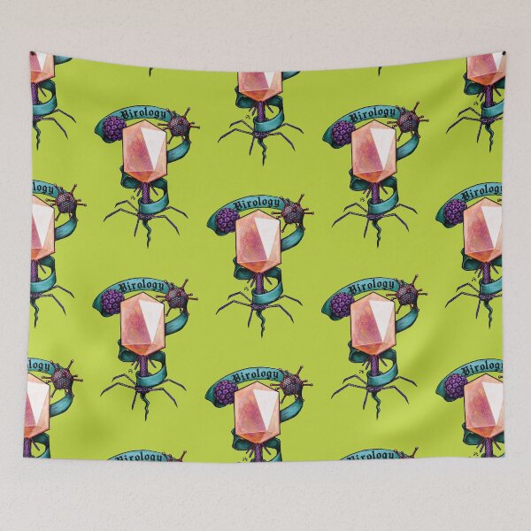 Item preview, Virology Nerd Banner designed and sold by FreyStrandDraws.