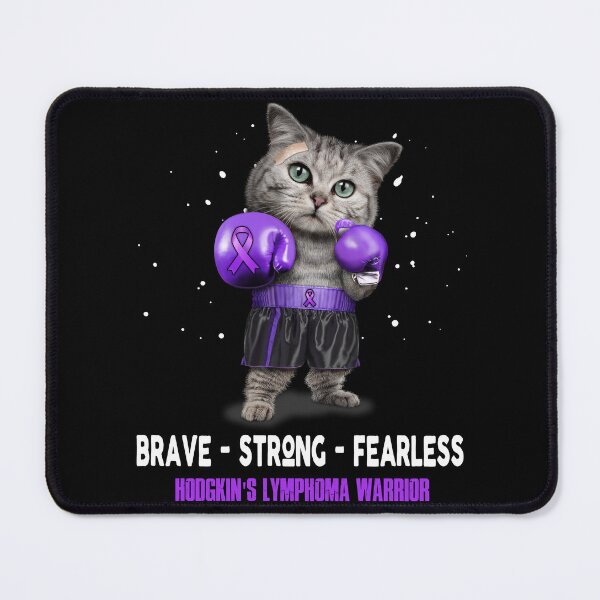 Item preview, Hodgkin's Lymphoma Warrior - BRAVE STRONG FEARLESS designed and sold by Berriosly.