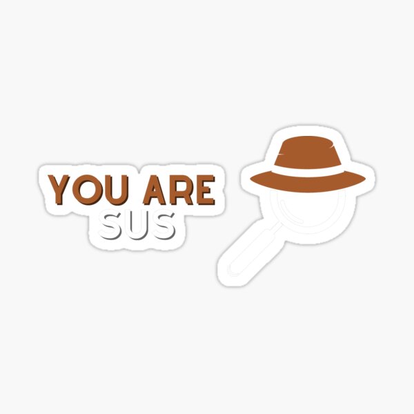 Among Us: Thicc Sus - Meme - Sticker sold by Reskate Studio, SKU 729054