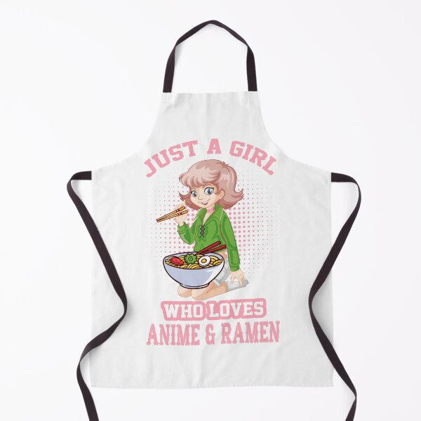 Item preview, Just a girl who loves amine & ramen designed and sold by StyleShirt007.