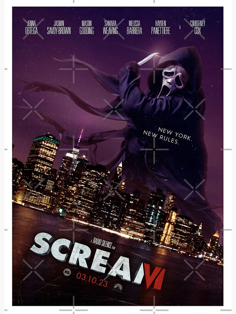 Scream 6 Chracters | Art Board Print