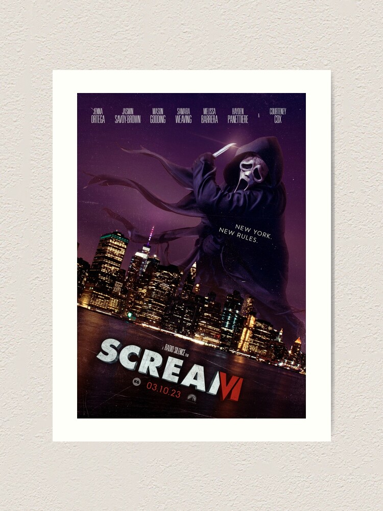 Scream 6 (Jenna Ortega, Melissa Barrera) Movie POSTER - Lost Posters