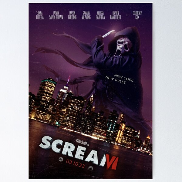 Scream VI Poster Scream 6 Jenna Ortega Poster 2023 - Best Seller Shirts  Design In Usa