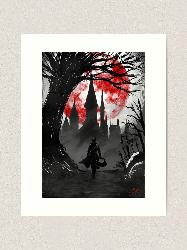 Thumbnail 2 of 3, Art Print, Trip to Yharnam designed and sold by Selinakornelia.