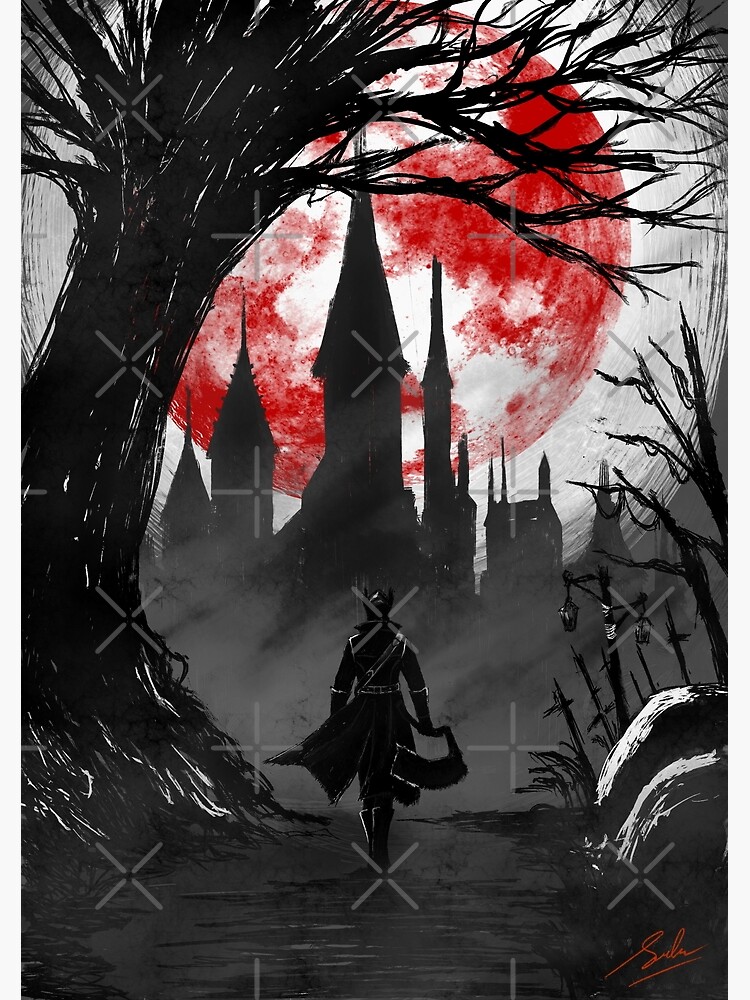 Thumbnail 3 of 3, Art Print, Trip to Yharnam designed and sold by Selinakornelia.