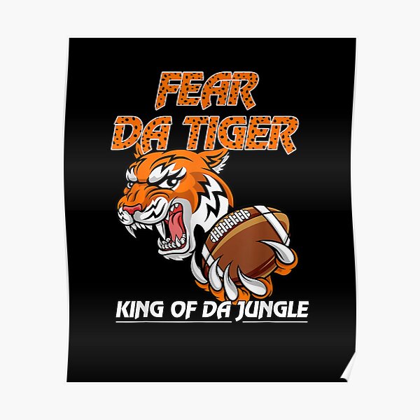 Fear Da Tiger King Of Da Jungle 2022 T-Shirt - Cincinnati Bengals