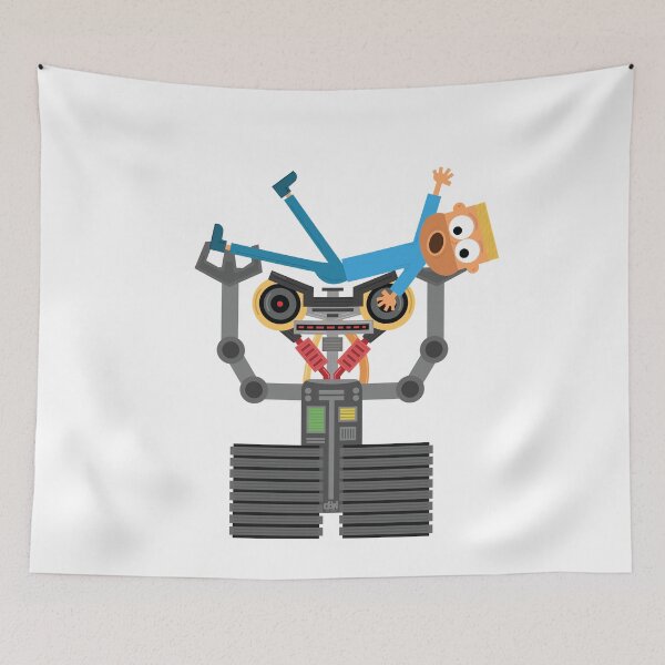 Item preview, Robot Vs Human Funny Meme Joke Ai Machine Picking Up And Throwing A Person LOL designed and sold by doseofwin.