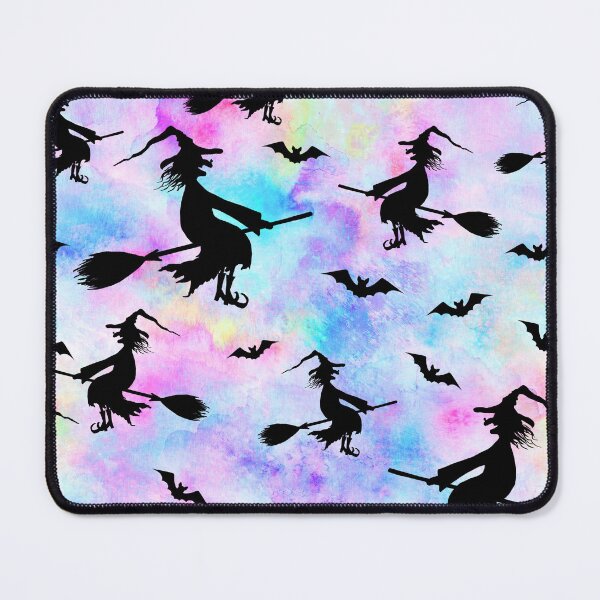 Item preview, Silhouettes of smiling wicked witches flying on broomsticks designed and sold by olgersart.