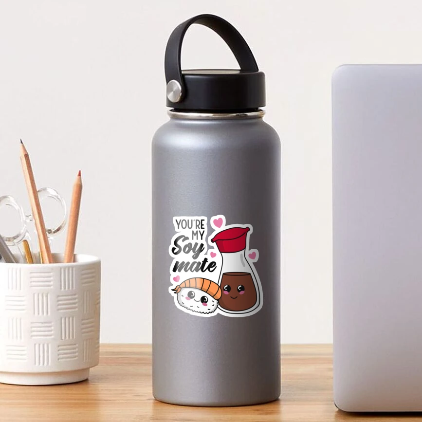 Soy Cute Kawaii Sushi Add your own Name For Her Acrylic Tumbler